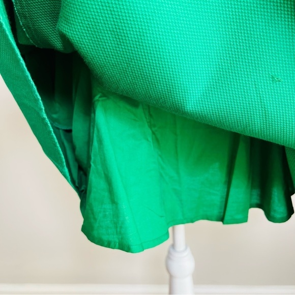 Jessica Simpson fit and flare Kelly green lace back dress - Picture 7 of 10